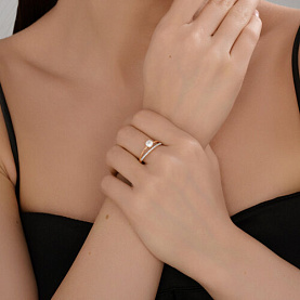 Кольцо SOKOLOV - Серебро 925, Фианит (арт. 93011124)