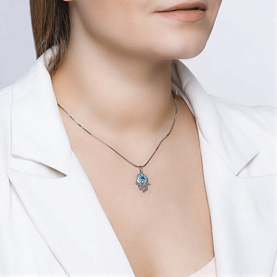 Подвеска SOKOLOV - Серебро 925, Фианит (арт. 94031896)