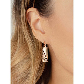 Серьги Атолл - Золото 585 (арт. 21085)