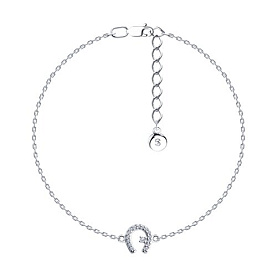 Браслет SOKOLOV - Серебро 925, Фианит (арт. 94050595)