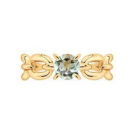 Кольцо Diamant - Золото 585, Празиолит (арт. 51-310-02936-3)
