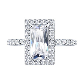 Кольцо Diamant - Серебро 925, Фианит (арт. 94-110-00202-3)