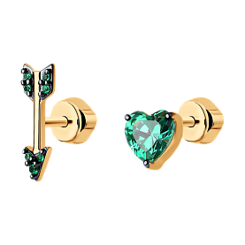 Серьга SOKOLOV - Серебро 925, Фианит (арт. 93022360)