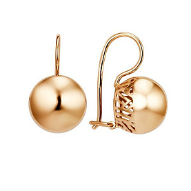 Серьги ЮФ Династия - Золото 375 (арт. 901702-5000)