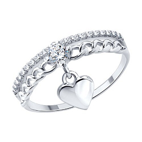 Кольцо Diamant - Серебро 925, Фианит (арт. 94-110-00297-1)