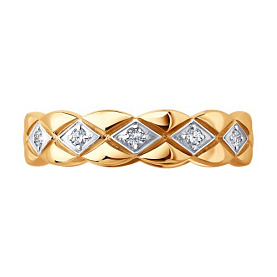 Кольцо Diamant - Золото 585, Фианит (арт. 51-110-00186-1)