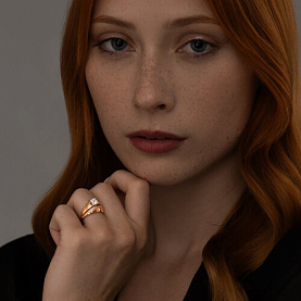 Кольцо SOKOLOV - Серебро 925, Фианит (арт. 93010782)