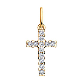 Подвеска SOKOLOV - Серебро 925, Фианит (арт. 93030423)