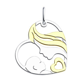 Подвеска Diamant - Серебро 925 (арт. 94-130-01424-1)