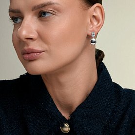 Серьги SOKOLOV - Серебро 925, Топаз (арт. 92025394)