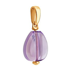 Подвеска SOKOLOV - Золото 585, Аметист (арт. 733022)