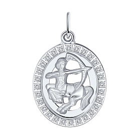 Подвеска Diamant - Серебро 925, Фианит (арт. 94-130-00152-1)