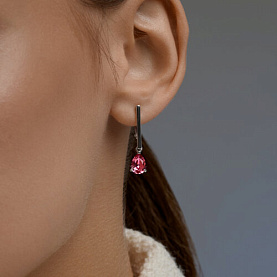 Серьги Diamant - Серебро 925, Кристалл (арт. 94-121-00220-1)