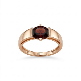Кольцо ЮФ Династия - Золото 375, Гранат (арт. 026641-5350)
