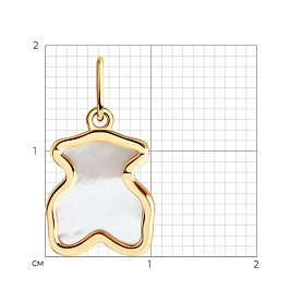 Подвеска SOKOLOV - Золото 585, Перламутр (арт. 733086)