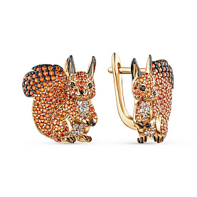 Серьги Мириада - Серебро 925, Фианит (арт. 901022680)