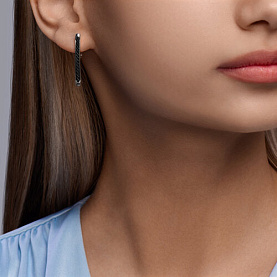 Серьги Diamant - Серебро 925 (арт. 94-120-01886-1)