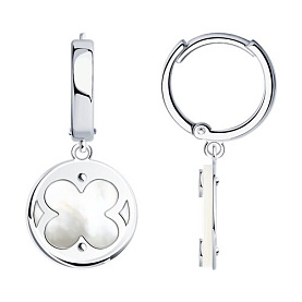 Серьги SOKOLOV - Серебро 925, Перламутр (арт. 83020288)