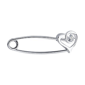 Булавка SOKOLOV - Серебро 925, Фианит (арт. 94040119)
