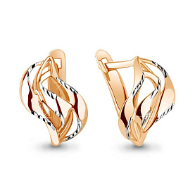 Серьги Аквамарин - Золото 585 (арт. 31323.1)