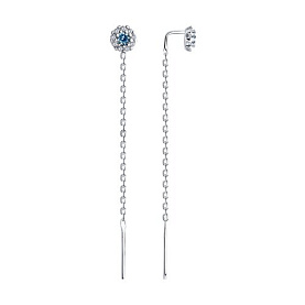 Серьги SOKOLOV - Серебро 925, Фианит (арт. 94026663)