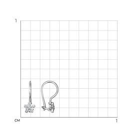 Серьги SOKOLOV - Серебро 925, Фианит (арт. 94020576)