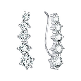 Серьги Talant - Серебро 925, Фианит (арт. 16-72-0001-11822)