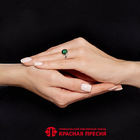 Кольцо Красная пресня - Серебро 925, Фианит (арт. 23811302Д7)