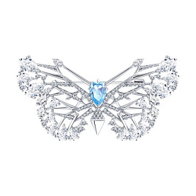 Брошь SOKOLOV - Серебро 925, Фианит (арт. 94040354)