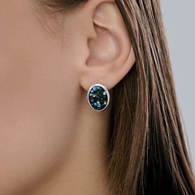 Серьги Diamant - Серебро 925, Кристальная ткань (арт. 94-120-00105-2)
