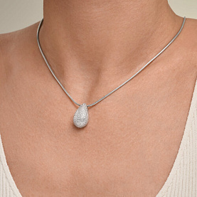 Подвеска SOKOLOV - Серебро 925, Фианит (арт. 94033400)