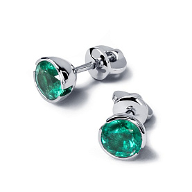 Серьги Platinum Lab. - Платина 950 (арт. ПС-091И-04)