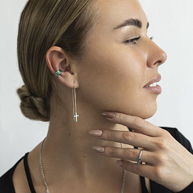 Серьги POKROVSKY - Серебро 925 (арт. 0221647-05555)