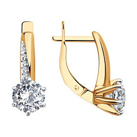 Серьги Diamant - Серебро 925, Фианит (арт. 93-120-02134-1)