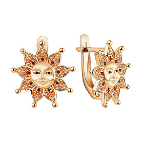 Серьги Talant - Серебро 925, Фианит, Эмаль (арт. 10-7D-000M-17357)