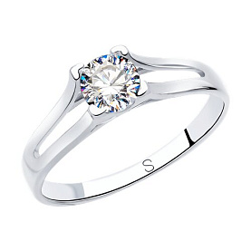 Кольцо SOKOLOV - Серебро 925, Фианит (арт. 94013669)