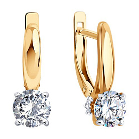 Серьги Diamant - Серебро 925, Фианит (арт. 93-120-02133-1)
