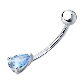 Пирсинг SOKOLOV - Серебро 925, Фианит (арт. 94060073)