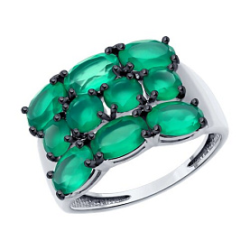 Кольцо SOKOLOV - Серебро 925, Агат (арт. 92014460)