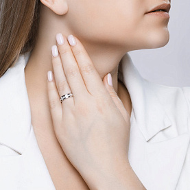 Кольцо SOKOLOV - Серебро 925, Фианит (арт. 94110026)