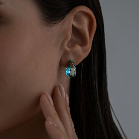 Серьги SOKOLOV - Серебро 925, Синтетический ситалл (арт. 92022818)