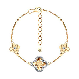 Браслет SOKOLOV - Серебро 925, Фианит (арт. 93050228)