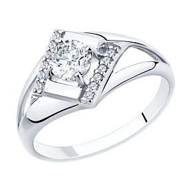 Кольцо Diamant - Серебро 925, Фианит (арт. 94-110-00020-1)