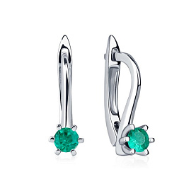 Серьги Platinum Lab. - Платина 950 (арт. ПС-231И-01)