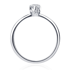 Кольцо Platinum Lab. - Платина 950, Бриллиант (арт. ПК-054-01)