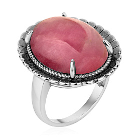Кольцо KRASNOE - Серебро 925, Родонит (арт. 1310456361)