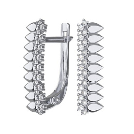 Серьги POKROVSKY - Серебро 925, Фианит (арт. 2101595-00775)