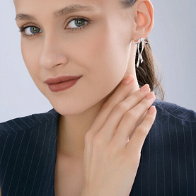 Серьга Diamant - Серебро 925 (арт. 94-127-00061-1)