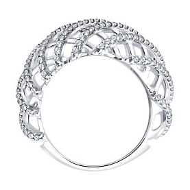 Кольцо SOKOLOV - Серебро 925, Фианит (арт. 94014727)