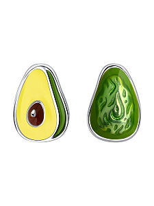 Серьги Diamant - Серебро 925, Эмаль (арт. 94024324)